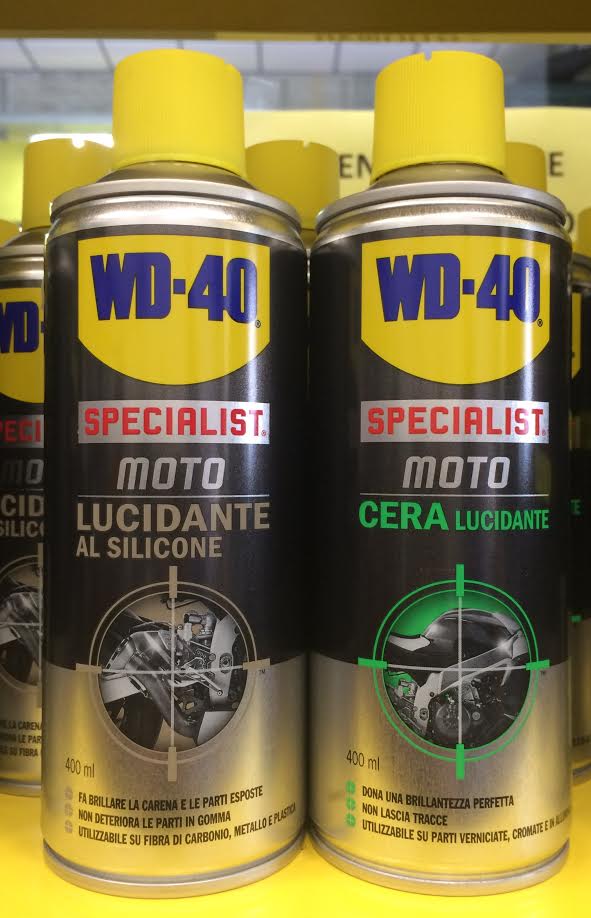 WD40 MOTO Lucidante al Silicone e Cera Lucidante - Mucci Service